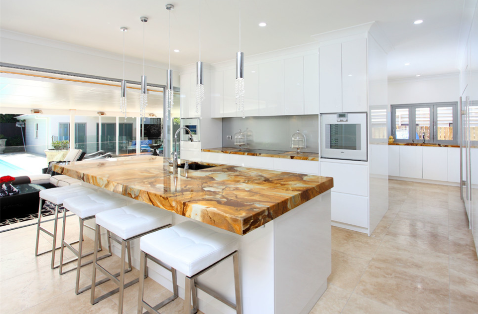Cheap Kitchen Stone Benchtops Melbourne from 200 Polygramm